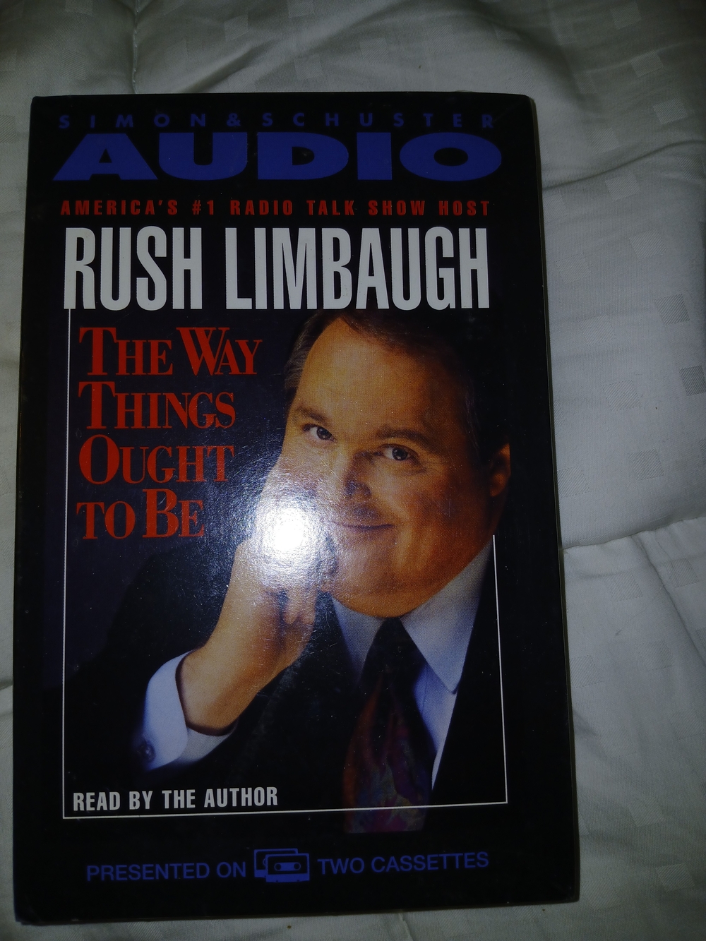 Rush Limbaugh 'The Way Things Ought to Be' Audio Cassette Set - Black, Red, Blue